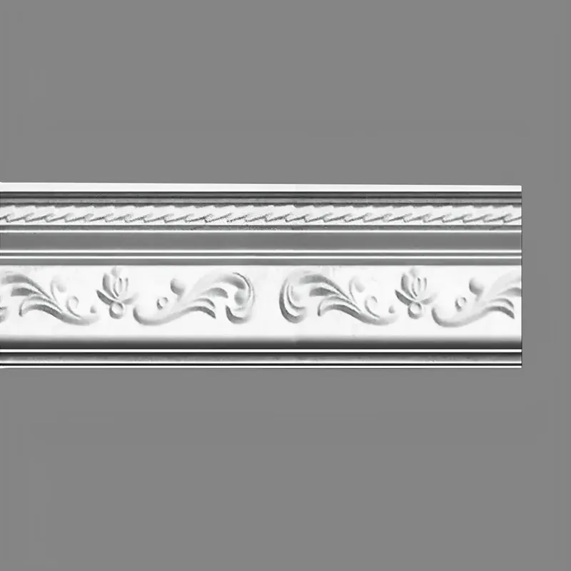 PROVISTON | Gipsleiste Erfurt | Echter Gipsstuck | 80 x 100 x 1090 mm | Stuckleisten aus Gips Top-Seller