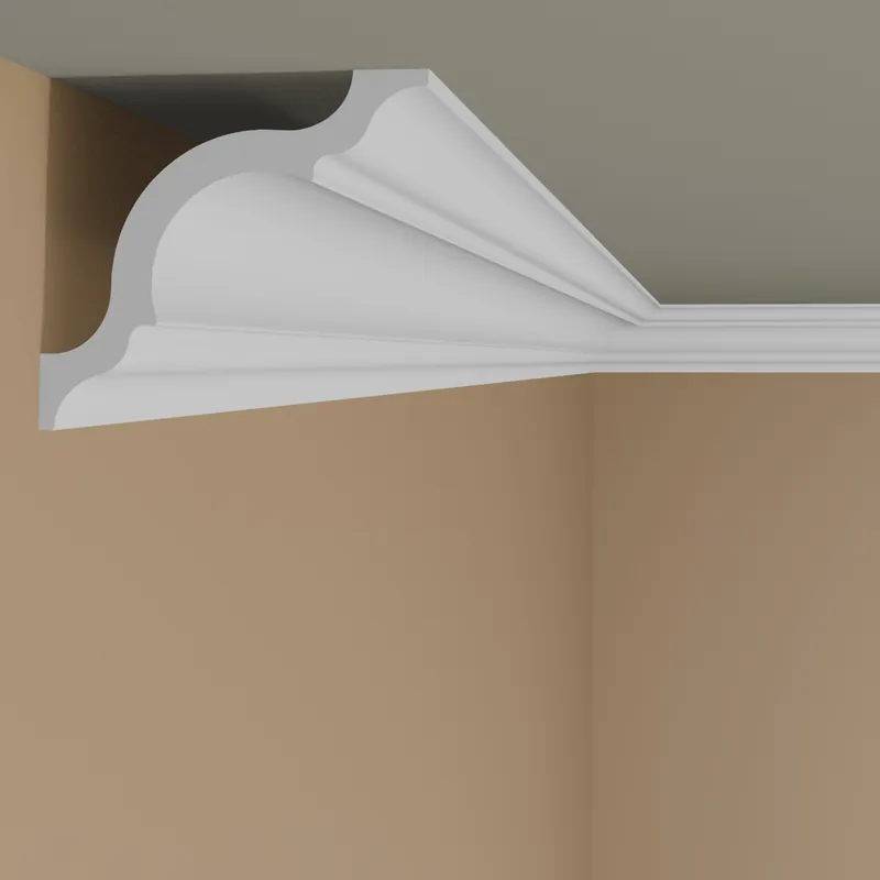 NMC | Innenwinkel | Polystyrol | 50 x 50 x 200 mm | Weiß | Stuckleisten Winkel Schnäppchen