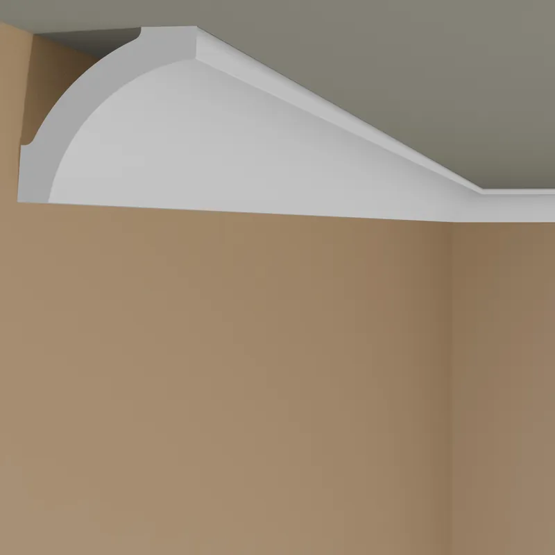 Super-Preis NMC Stuckleiste B2 NOMASTYL Polystyrol 35 x 35 x 2000 mm Weiß Deckenleiste