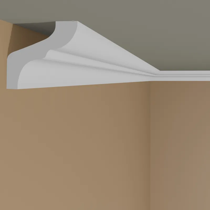 NMC Stuckleiste F NOMASTYL Polystyrol 30 x 35 x 2000 mm Weiß Deckenleiste Online Kaufen