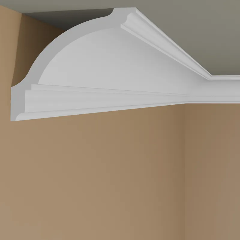 Neue Kollektion NMC | Innenwinkel | Polystyrol | 100 x 100 x 200 mm | Weiß | Stuckleisten Winkel