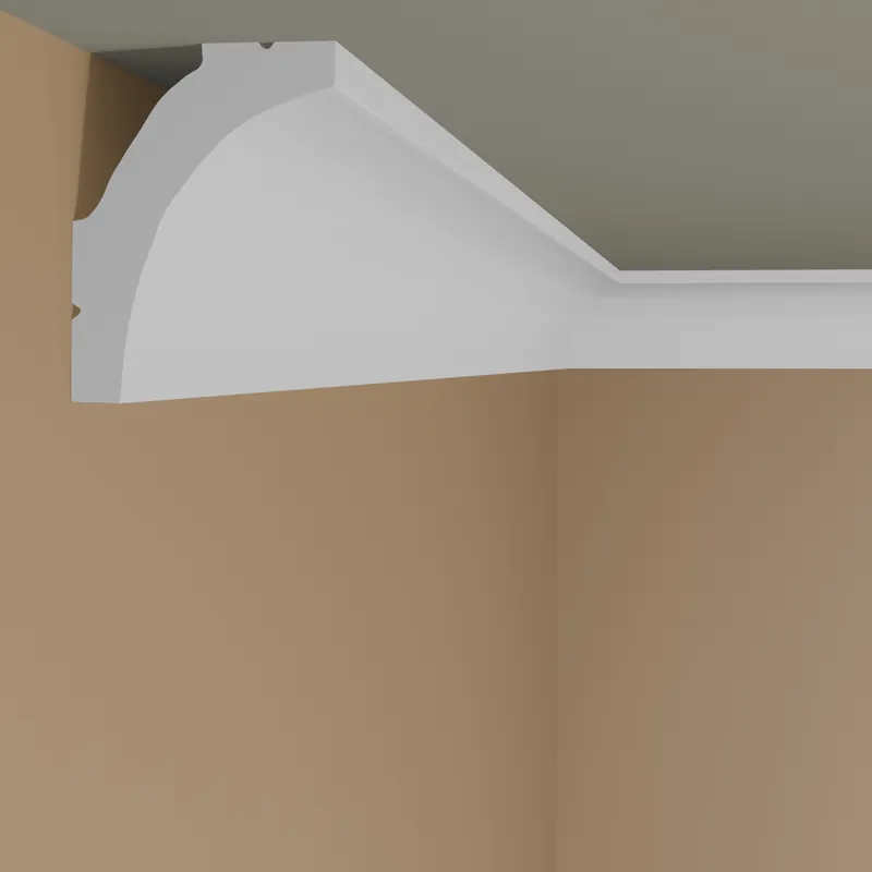 Ausverkauf NMC Stuckleiste WT8 WALLSTYL Deckenleiste 22 x 30 x 2000 mm Polystyrol Weiß