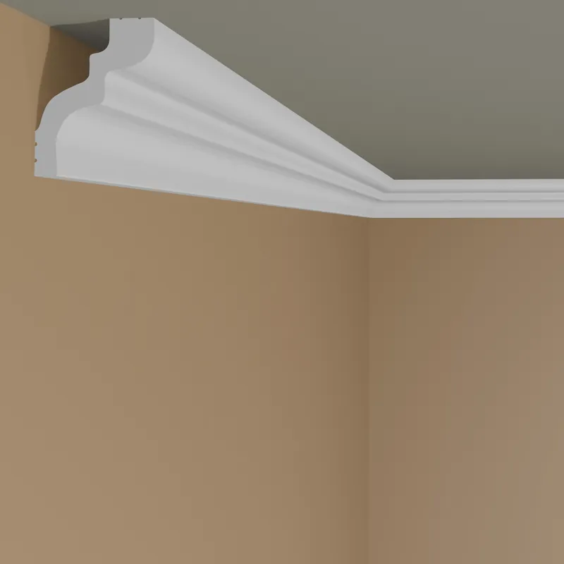 NMC Stuckleiste WT9 WALLSTYL Deckenleiste 40 x 50 x 2000 mm Polystyrol Weiß Sale