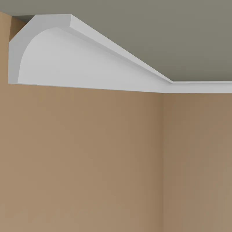Neuheit Wiesemann Stuckleiste Monaco 01 Polystyrol 34 x 34 x 2000 mm Deckenleiste Weiß