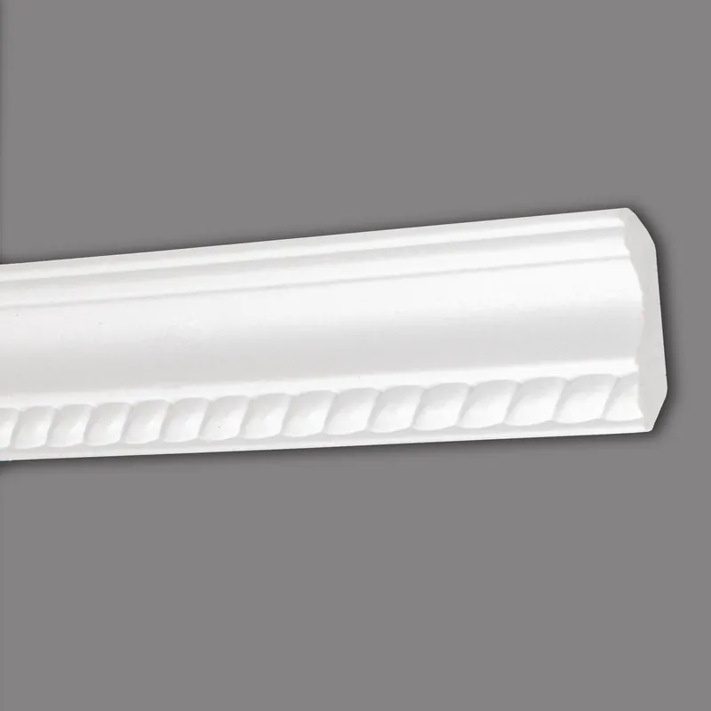 Marbet | Stuckleiste "B-1" | Styropor Deckenleiste | 32 x 32 x 2000 mm | Polystyrol Leiste | Weiß Online Kaufen