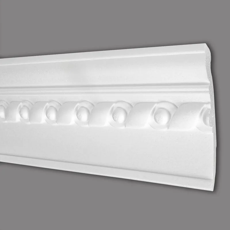 Schnäppchen Marbet Stuckleiste "B-48" Styropor Deckenleiste 72 x 124 x 2000 mm Polystyrol Leiste Weiß