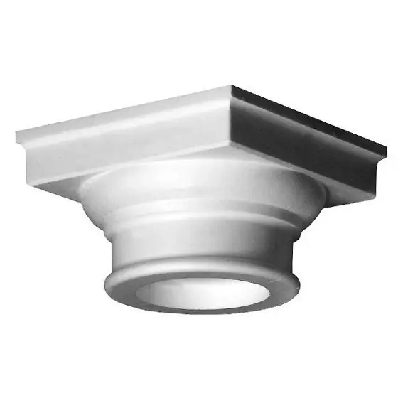 Wiesemann | Säulenkapitell "Classic" | Polystyrol | 325 x 185 mm | Dekosäulenkopf | Zierelement Must-Have
