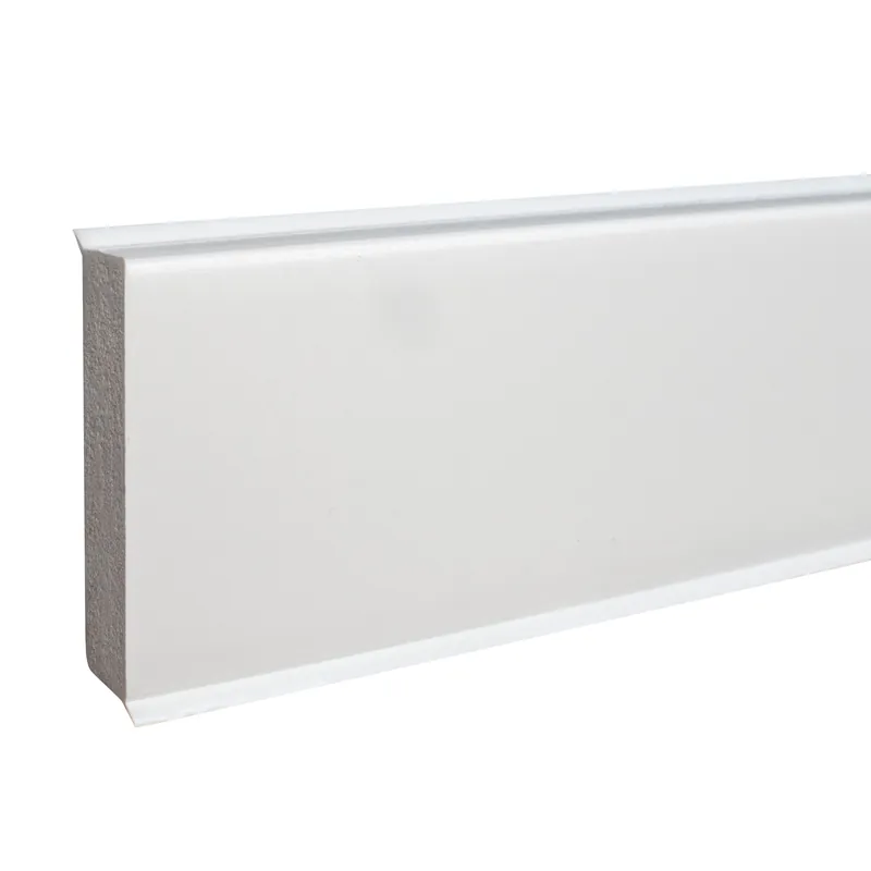 Online Kaufen PVC | Sockelleiste | Hartschaum | Fußleiste | Monopoli | 12 x 60 x 2500 mm | glatt | versch. Farben