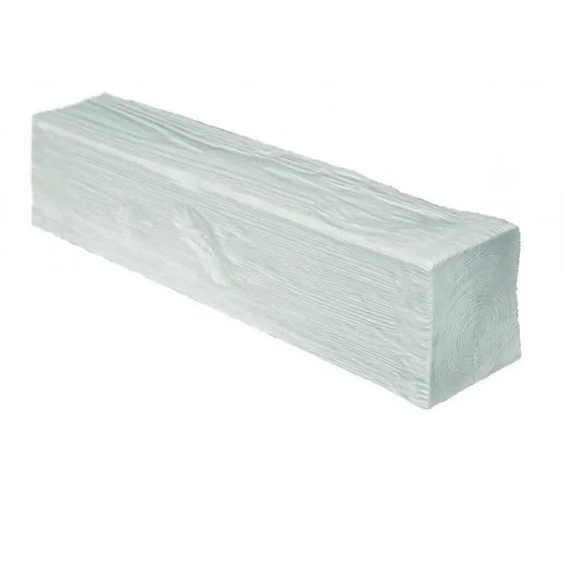 Elite Decor | PU-Balken "ED107" | Polyurethan | 90 x 60 mm | Weiß | Deckenbalken Neue Kollektion