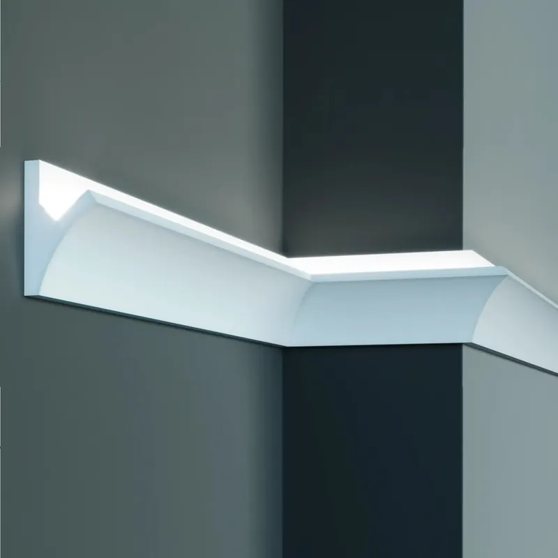 Direkt Vom Hersteller Elite Decor Innenwinkel "KD407" Polystyrol 100 x 60 x 200 mm Weiß Stuckleisten Winkel