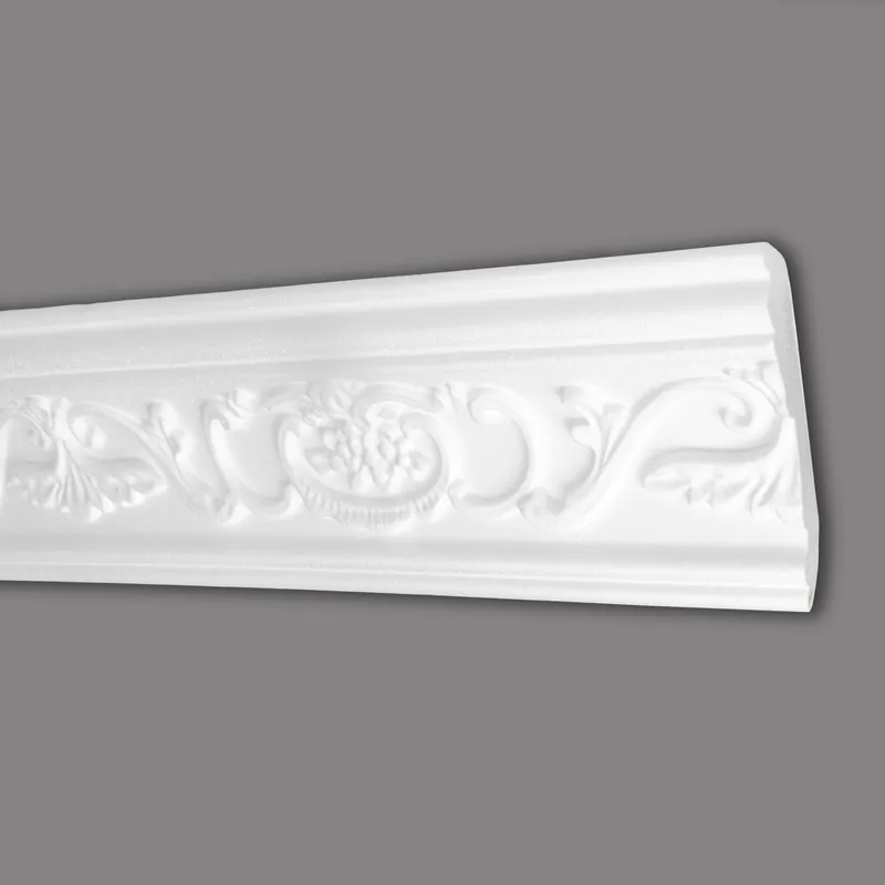 Preiswert Marbet Stuckleiste "B-26" Styropor Deckenleiste 53 x 88 x 2000 mm Polystyrol Leiste Weiß
