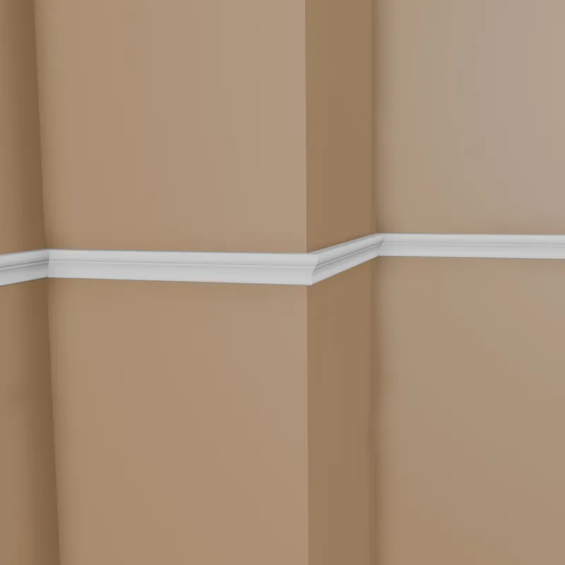 PROVISTON Zierleiste "NE318" 15 x 33 x 2000 mm Weiß Wandleiste Wanddekoration Hochwertig Beliebt