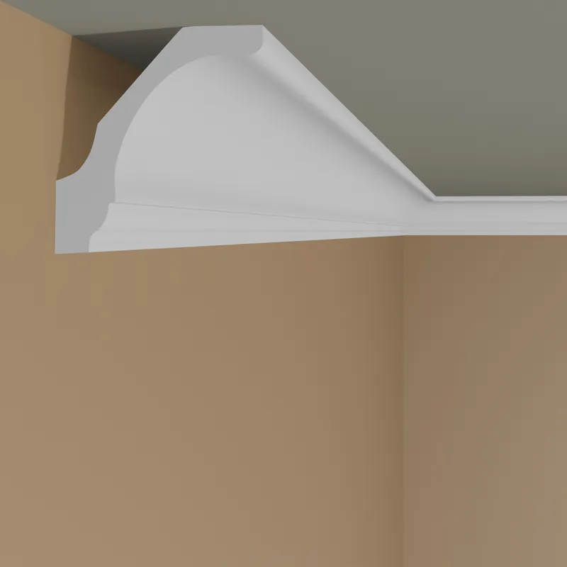 Super-Preis Elite Decor | Stuckleiste P935 | Polyurethan | 85 x 90 x 2000 mm | Styropor Deckenleiste | Weiß