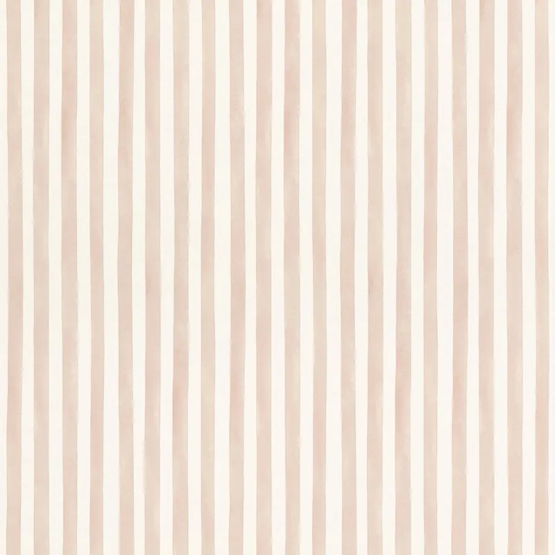 Rasch | Bambino XIX | 252774 | Vliestapete | Streifenoptik | 0.53 x 10.05 m | Braun | Weiß Garantierte Lieferung