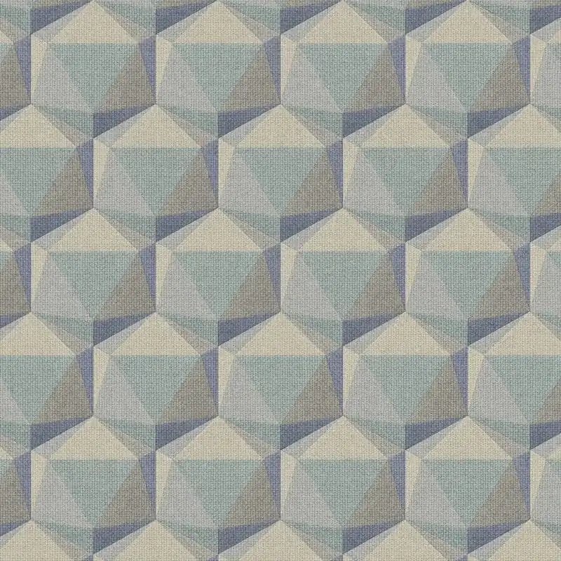 Abverkauf A.S. Creation | Nara | 387484 | Vliestapete | Geometrisch | 10.05 x 0.53 m | Blau
