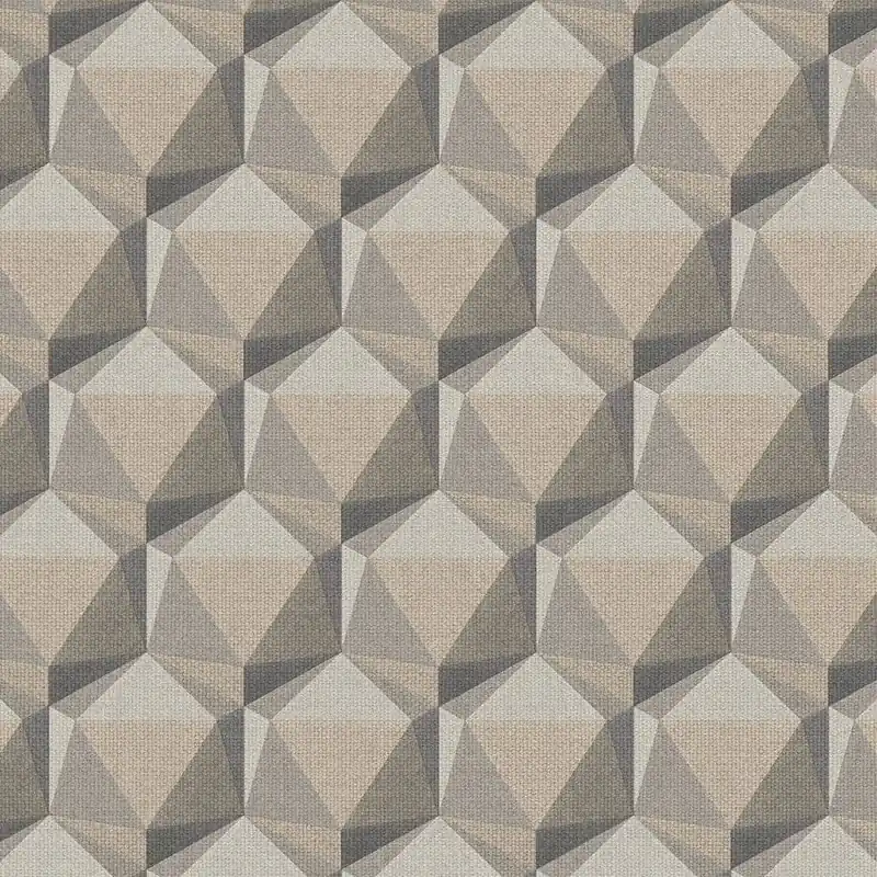 A.S. Creation | Nara | 387481 | Vliestapete | Geometrisch | 10.05 x 0.53 m | Beige Neue Kollektion