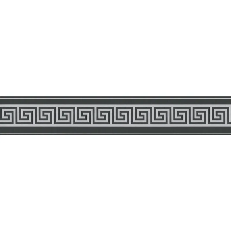 A.S. Creation | Only Borders 11 | 383921 | Vliesbordüre | Geometrisch | 5.00 x 0.10 m | Schwarz Mega-Angebot