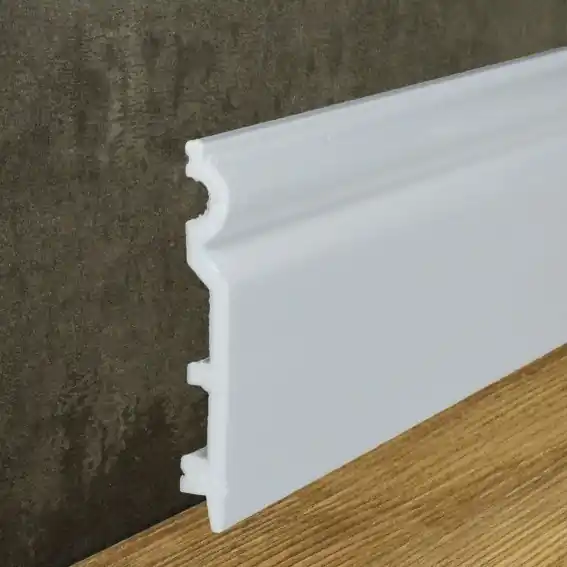 Wiesemann Innenwinkel | Für Qualitäts Sockelleiste 15 x 120 mm Kunststoff Wasserfest Weiß Aktuell