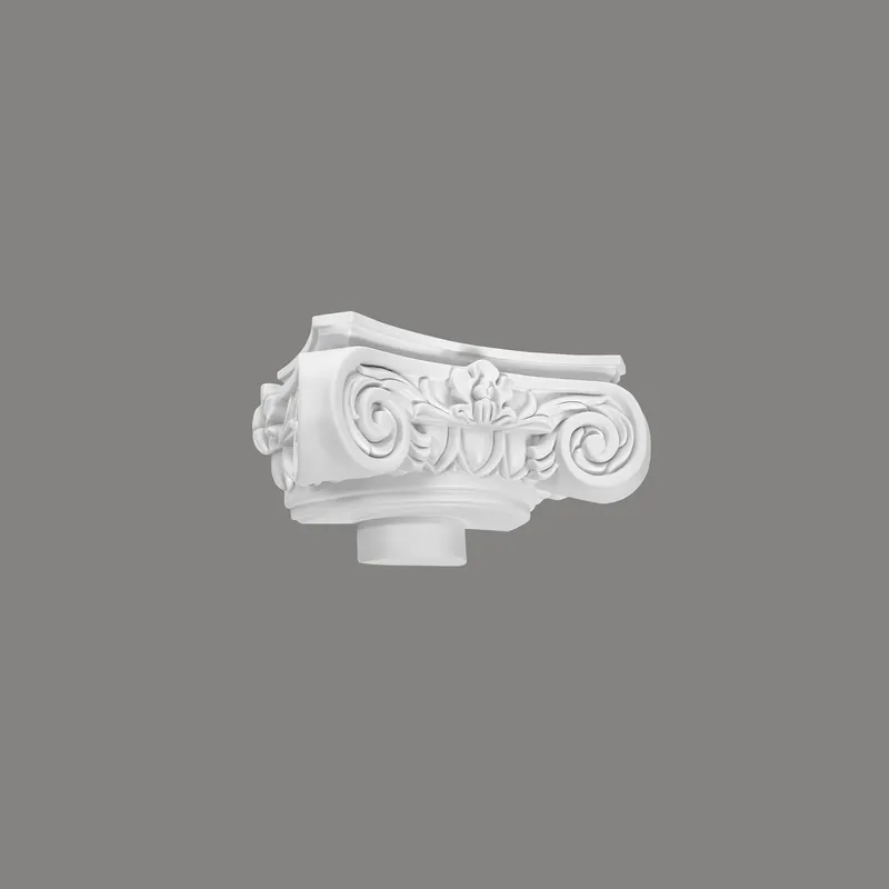 Mardom Halbkapitell C1000-1H Profoam 265 x 132 x 110 mm Weiß für Halbsäule und Fußteil Neuheit