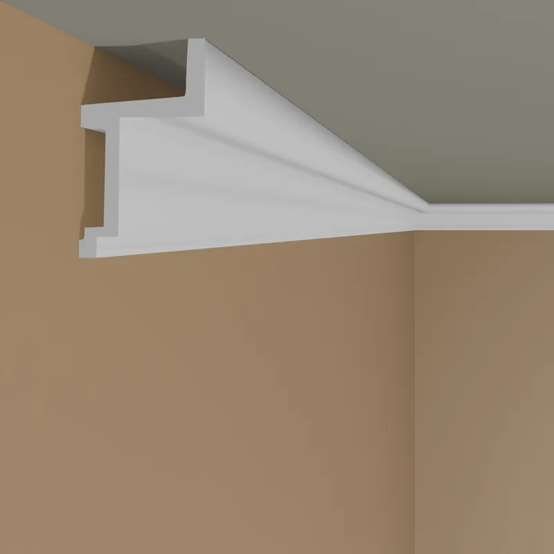 Jetzt Bestellen Mardom Deckenleiste MDB115 Profoam 60 x 110 x 2000 mm Weiß kantige Stuckleiste