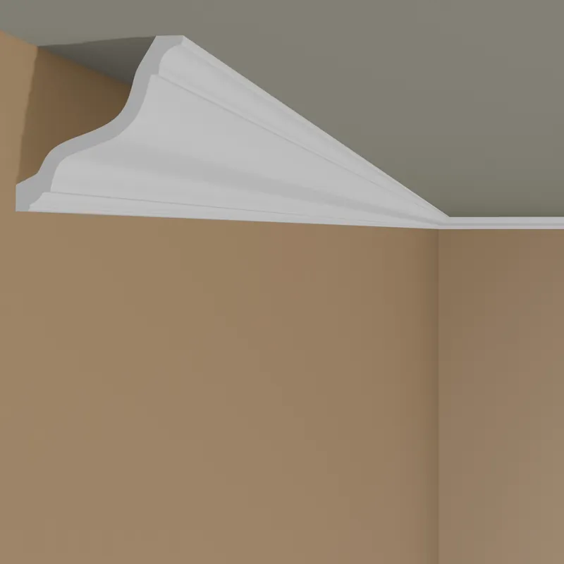 Direktkauf Mardom Deckenleiste MDB214 Profoam 146 x 145 x 2000 mm Weiß Stuckleiste Elegant