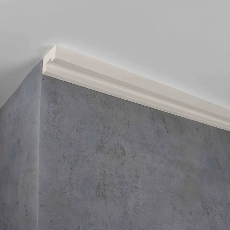 Online Kaufen PROVISTON Stuckleisten Innen- oder Außenwinkel | Für Deckenleiste "ML-73" 47 x 33 mm Weiß Gips