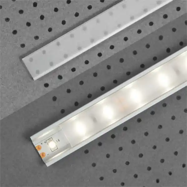 Top-Seller Klick Abdeckung für LED Alu Profil Typ "F" Robust Langlebig Topmet