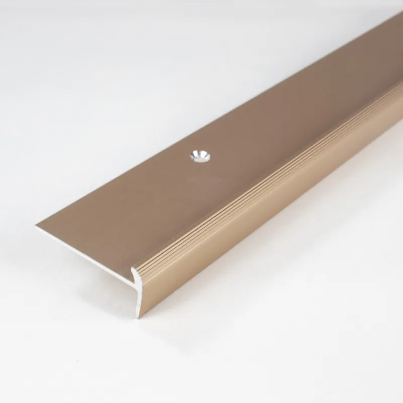 Ausverkauf PROVISTON Treppenkanten- & Winkelprofil Aulla Höhe 10 - 40 mm Einfasshöhe 2 - 7 mm Aluminium