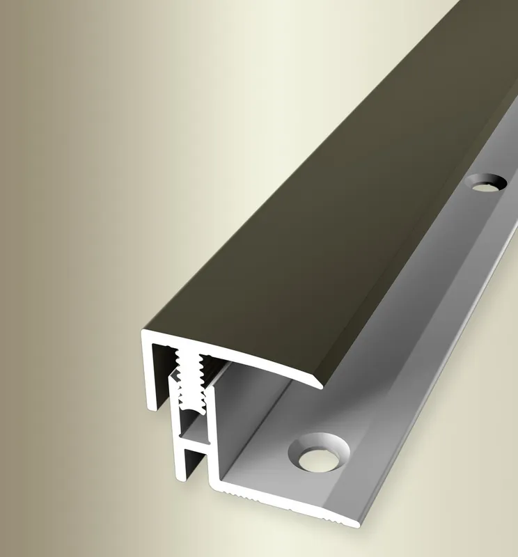 PROVISTON Einfass- & Abschlussprofile Breite 21 mm Einfasshöhe 12 - 17 mm Alu eloxiert Direktkauf