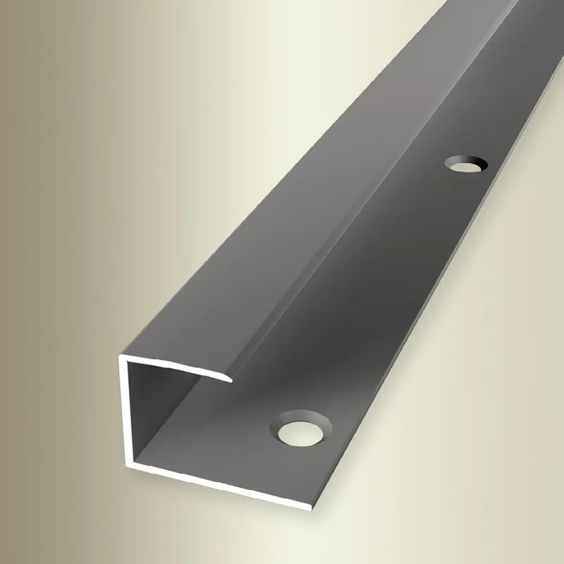 Versand Am Gleichen Tag Küberit Einfass- & Abschlussprofile B 23 mm L 2700 mm Einfasshöhe 6 - 15.5 mm Alu elox