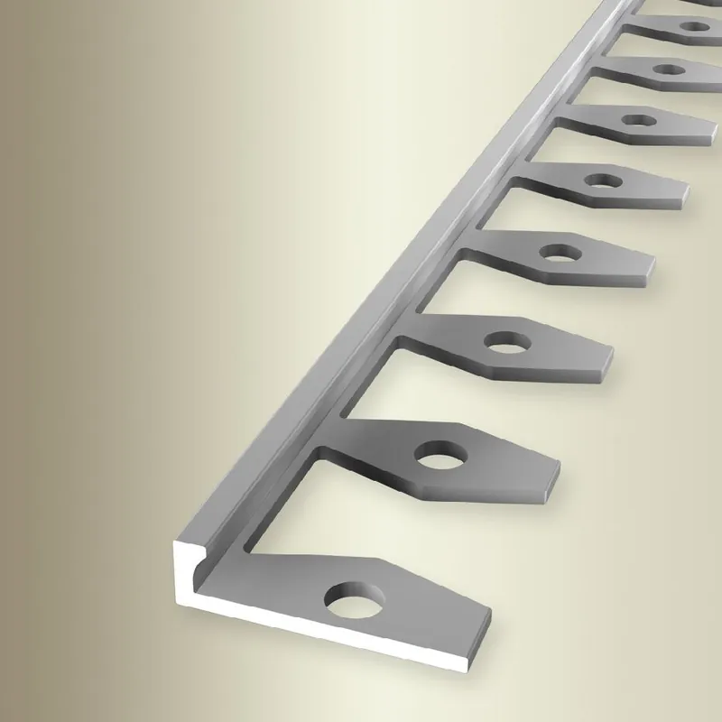 Neue Kollektion Küberit Einfass- & Abschlussprofile H 6 mm B 21 mm L 2500 mm Einfasshöhe 4.5 mm Alu elox