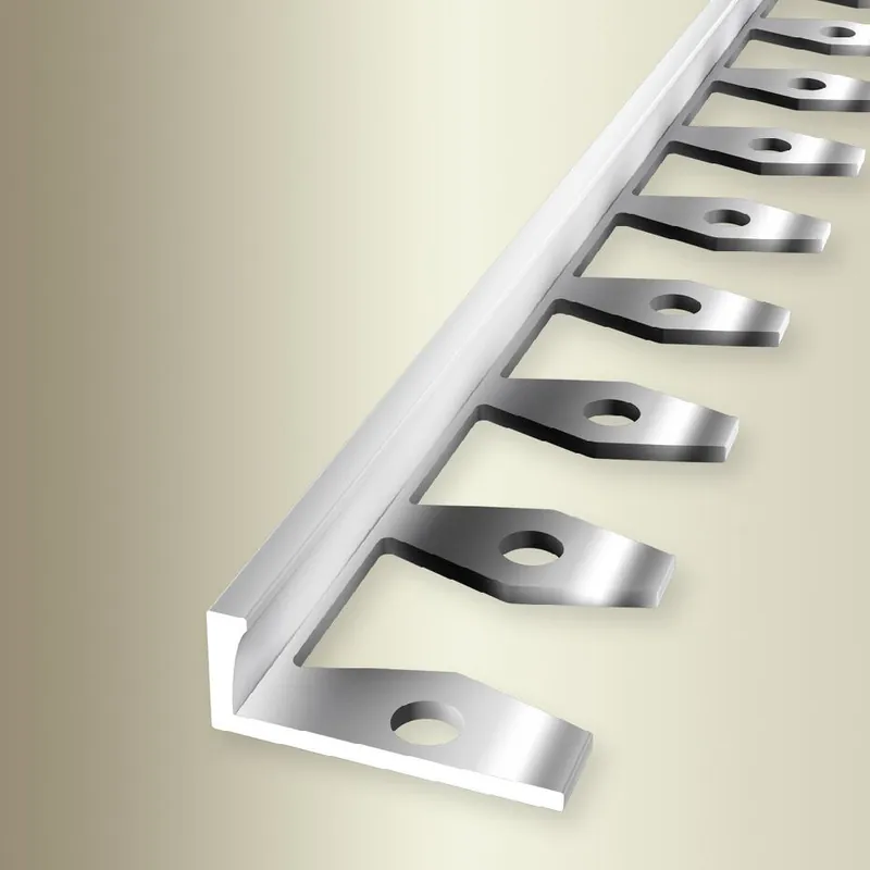Küberit Einfass- & Abschlussprofile Höhe 7.5 mm Breite 22.5 mm L 2500 mm Einfasshöhe 6 mm Nur Heute