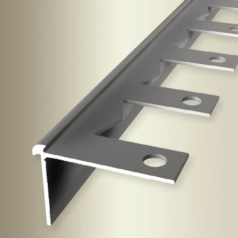 Küberit Treppenkanten- & Winkelprofile 39 x 2500 mm Einfasshöhe 2.5 - 3 mm Alu eloxiert Meistverkauft