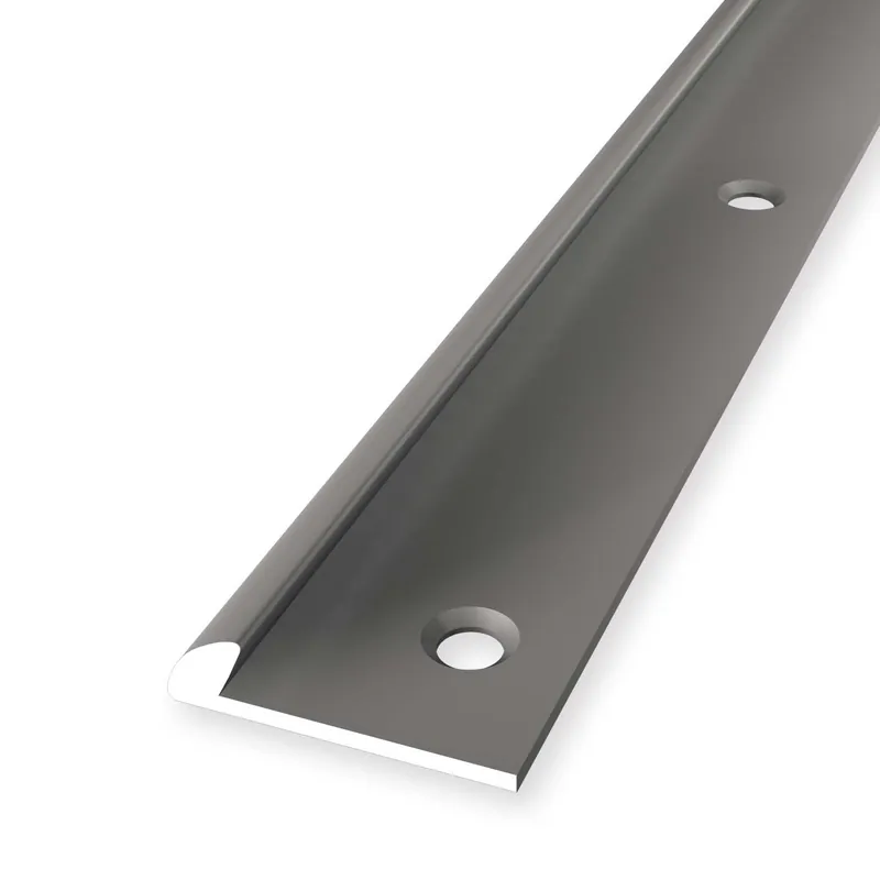 Einfassprofil 4 x 18 x 2500 mm Aluminium Abschlussprofil Glatt Versenkt Gebohrt Küberit Rabatt