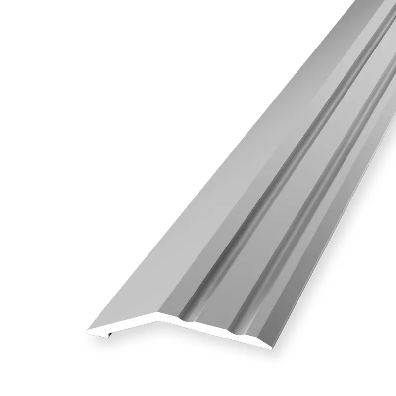 Einfassprofil 10 x 39 mm Aluminium Abschlussprofil Geriffelt Silber versch. Längen Küberit Solange Der Vorrat Reicht