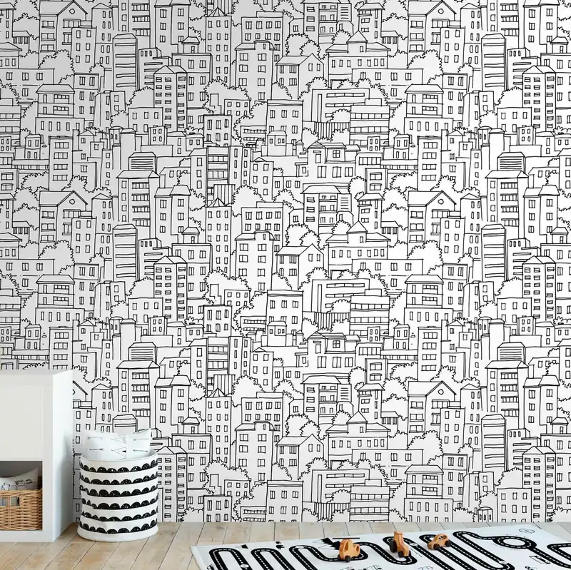 Preis Gesenkt A.S. Creation Fototapete The Wall III 398601 Ein Motiv pro Rolle Architektur Gebäude Schwarz Weiß
