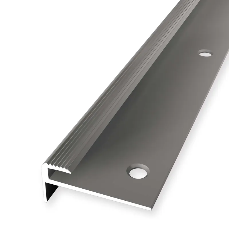 Kracherpreis Treppenprofil 15 x 30 mm Aluminium Treppenkantenprofil Winkelprofil Geriffelt versch. Längen Küberit