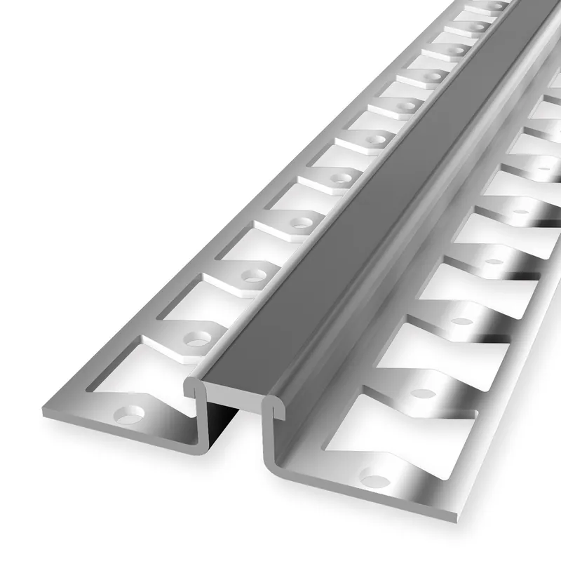 Abverkauf Dehnungsfugenprofil 11.8 x 51 mm Einfasshöhe 10.3 mm Fliesenprofil Geschlossen Gestanzt Küberit