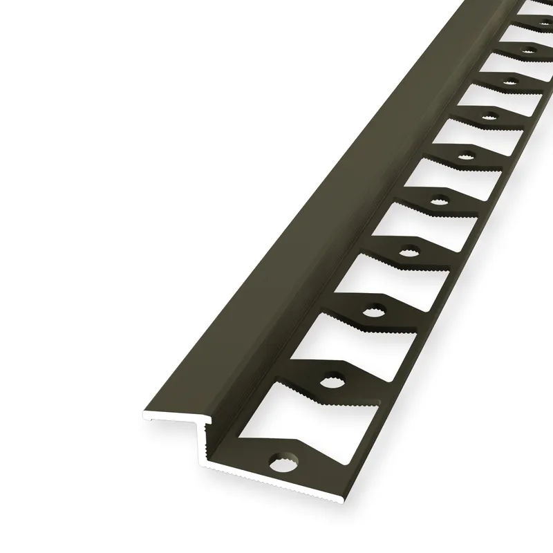 Neuheit Ausgleichsprofil 8 x 11 x 2500 mm Einfasshöhe 6-8 mm Alu Rampenprofil Anpassungsprofil Küberit