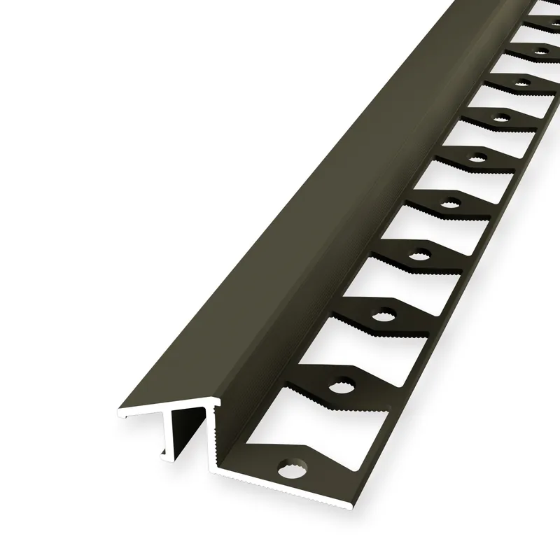 Super-Preis Ausgleichsprofil 12.5 x 17 x 2500 mm Einfasshöhe 6-12.5 mm Alu Rampenprofil Anpassungsprofil Küberit