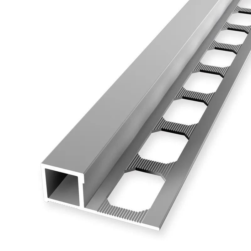 Aktuell Quadratprofil 12.5 x 35 mm Einfasshöhe 12.5 mm Randleistenprofil Geschlossen Gestanzt Küberit