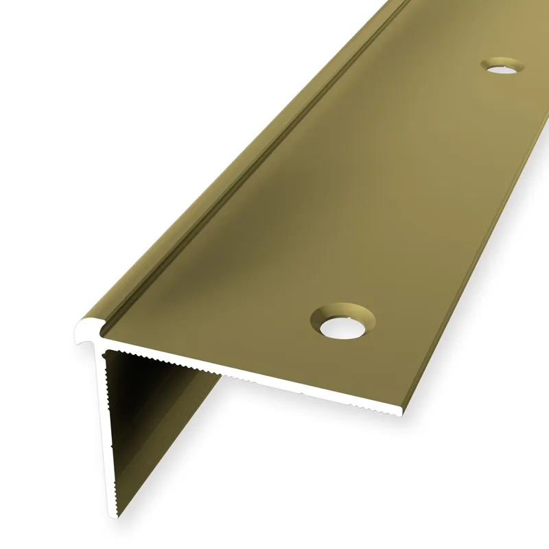Begrenztes Angebot Treppenkantenprofil 29 x 39 mm Aluminium Winkelprofil Glatt Versenkt Gebohrt Küberit