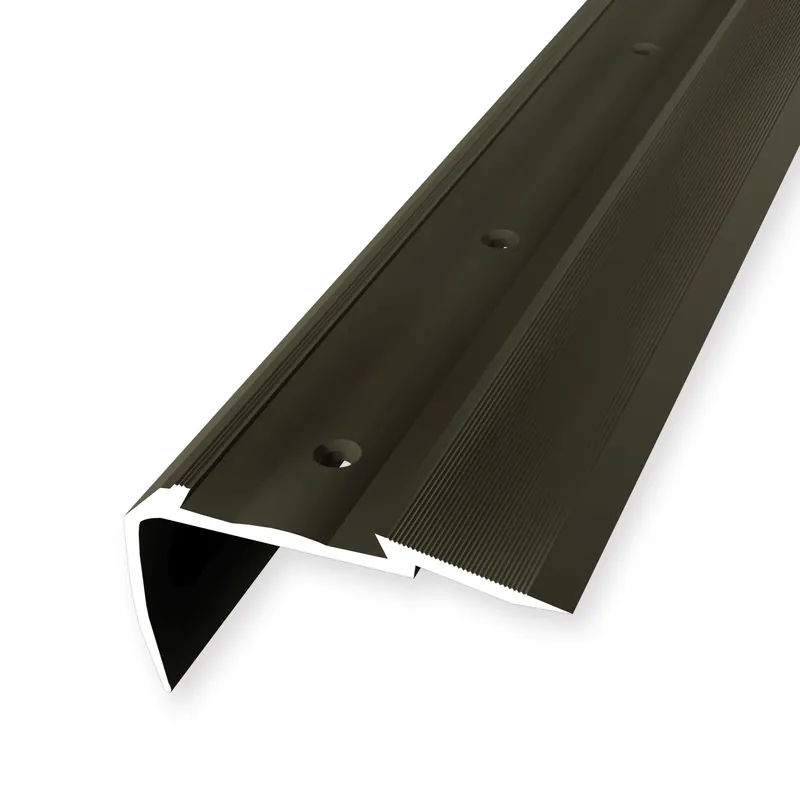 Abverkauf Treppenkantenprofil 34 x 60 x 2500 mm Aluminium Winkelprofil Geriffelt versch. Varianten Küberit