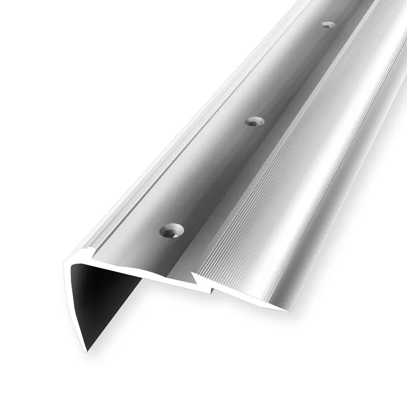 Angebot Treppenkantenprofil 34 x 60 x 2500 mm Aluminium Winkelprofil Geriffelt versch. Varianten Küberit
