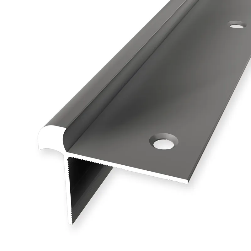 Finale Aktion Treppenkantenprofil 33 x 43 x 2500 mm Aluminium Winkelprofil Glatt Versenkt Gebohrt Küberit