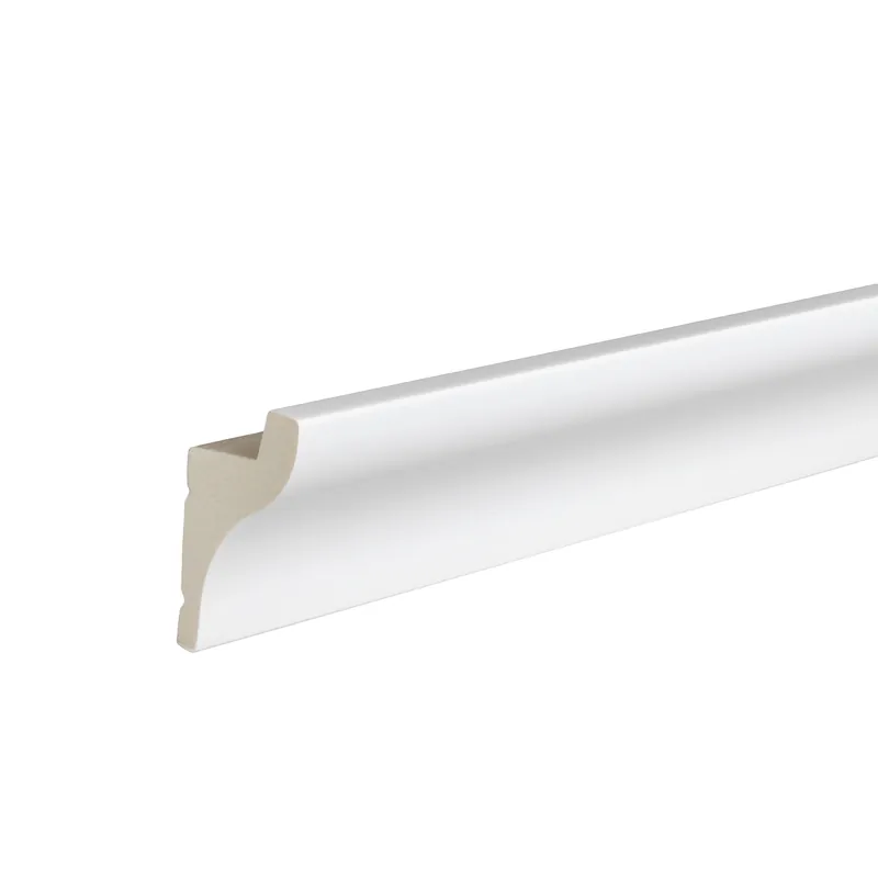 Highlight PROVISTON Licht Stuckleiste Kunststoff Weiß - 35 x 60 x 2000 mm moderne Lichtleiste für die Decke