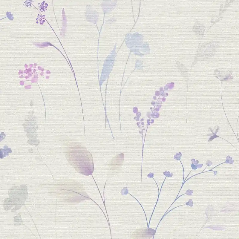 Bestseller Vliestapete 791702 Weiß Lila Blumen Floral Pintwalls III A.S. Creation