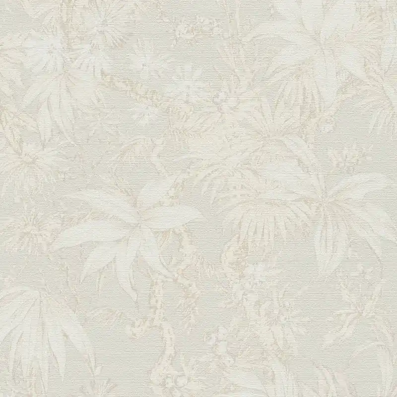 Vliestapete 790471 Creme Grau Blumen Floral History of Art 2 A.S. Creation Jetzt Kaufen