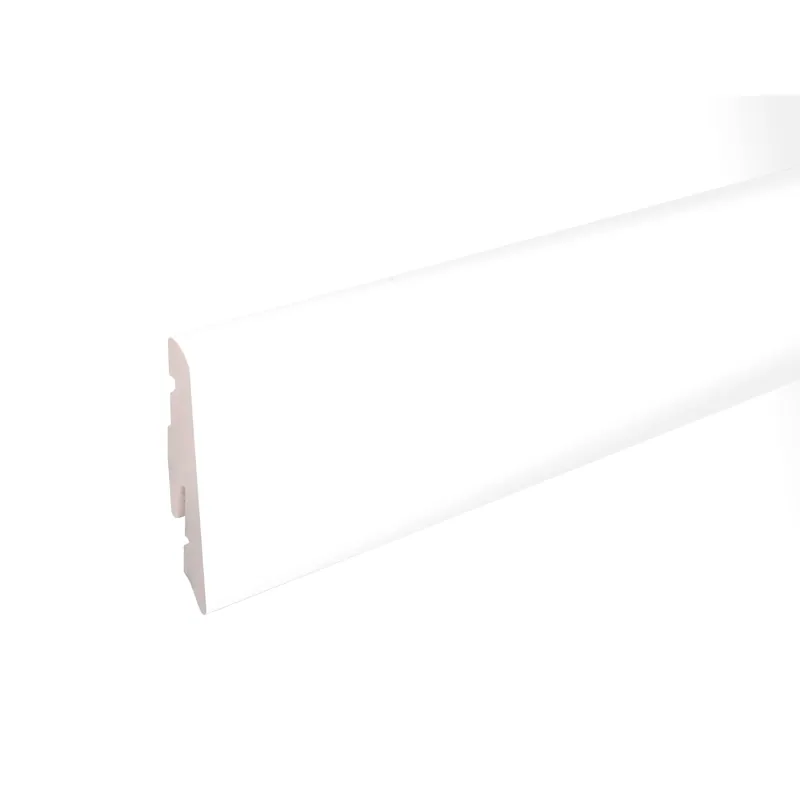 Sockelleiste KU014L PVC Weiß 14 x 58 x 2400 mm foliert - Neuhofer Mega-Angebot