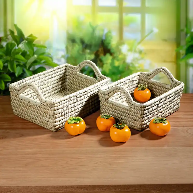 Füllkorb "Seegras", 2er Set Sonderangebot